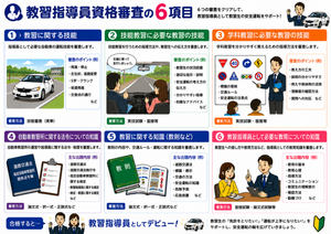 自動車学校で教習指導員になるには・・・